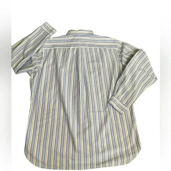 Ralph Lauren Classic Fit Polo Button Down Long Sleeve Striped Shirt Mens size XL - Picture 2 of 10